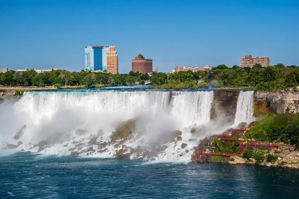 Una Vista Panorámica Las Cascadas Desde Lado Canadiense — Foto de Stock