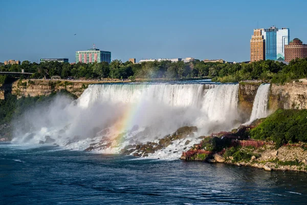 Una Vista Panorámica Las Cascadas Desde Lado Canadiense — Foto de Stock