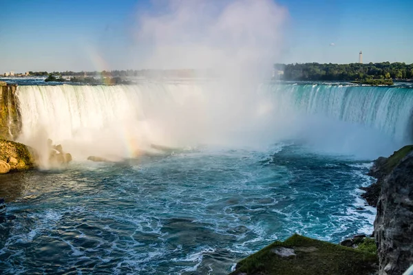 Vacker Utsikt Över Vattenfallen Från Den Kanadensiska Sidan Det — Stockfoto