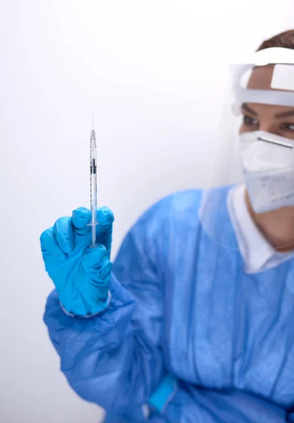 Pessoal Médico Que Enfrenta Dias Difíceis Hospitais Para Tratamentos Vívidos — Fotografia de Stock