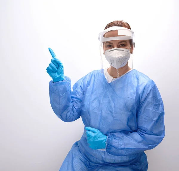 Pessoal Médico Que Enfrenta Dias Difíceis Hospitais Para Tratamentos Vívidos — Fotografia de Stock