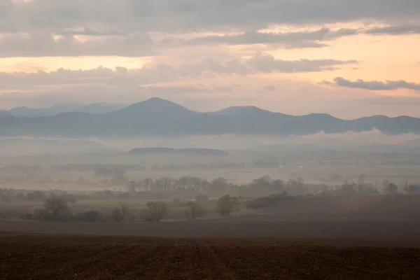 北部スロバキアのTuriec地域の農村風景 — ストック写真