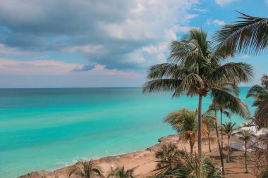 Küba Varadero 'nun okyanus manzarası