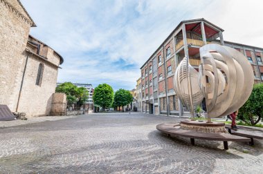 Terni, İtalya 14 Mayıs 2021: San Francesco Terni konferansı şehir merkezinde