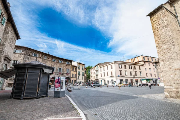 Terni Italien Mai 2021 Terni Platz Von San Francesco Stadtzentrum — Stockfoto