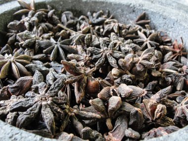 Piyasada taş kaplama anestezi, makro fotoğraf, biraz yakın.