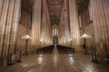 Ortaçağ Manastırı 'ndan Abbey. Batalha Manastırı, Portekiz.