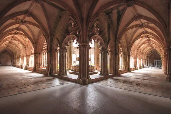 Ärkevägen Till Ett Gammalt Kloster Kloster Batalha Kloster — Stockfoto