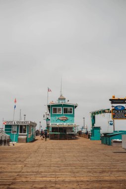 Catalina Adası 'ndaki iskele.