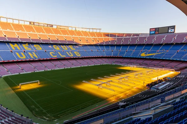Barcelona Stadium Camp Nou Public — Stock Photo, Image