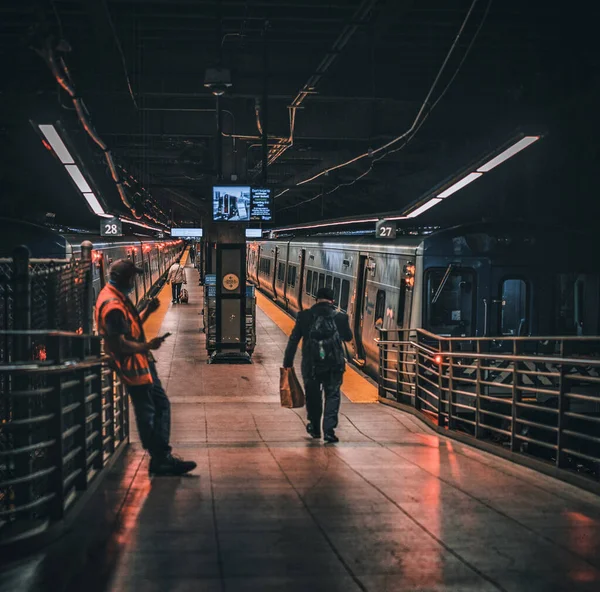 Bahn Station Der Stadt New York — Stockfoto