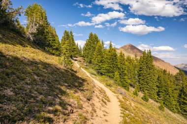 Colorado 'daki Parnassus Dağı' nın etrafındaki bir yürüyüşte çekilmiş manzara fotoğrafları.