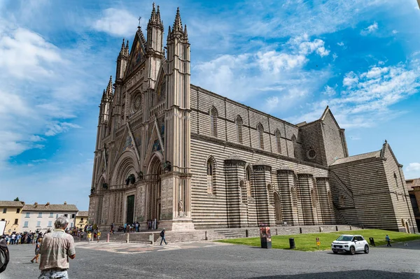 Orvieto Olaszország 2020 Június Duomo Orvieto Square Duomo — Stock Fotó