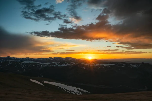 Puesta Sol James Peak Wilderness Colorado —  Fotos de Stock