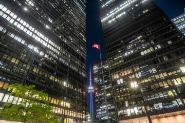 Cn Tower 'ın güzel manzarası