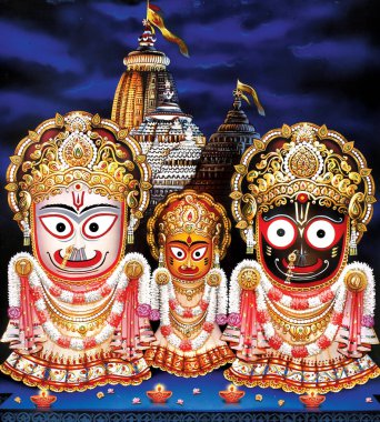 Yüksek Çözünürlüklü Hint Tanrısı Lord Jagannath Dijital Görüntüleri