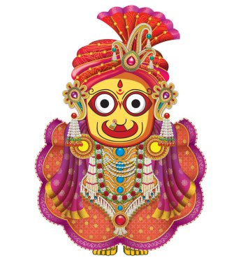 Yüksek Çözünürlüklü Hint Tanrısı Lord Jagannath Dijital Görüntüleri