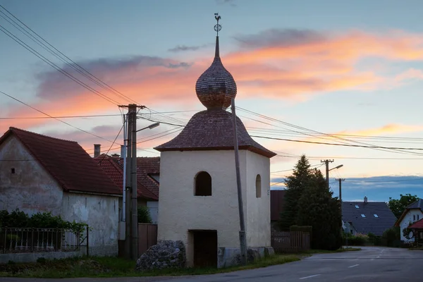 Historical Bell Tower Raksa Village Slovakia — Stock Photo, Image