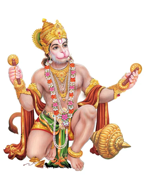 Rama Vakta Indian Lord Hanuman — 图库照片