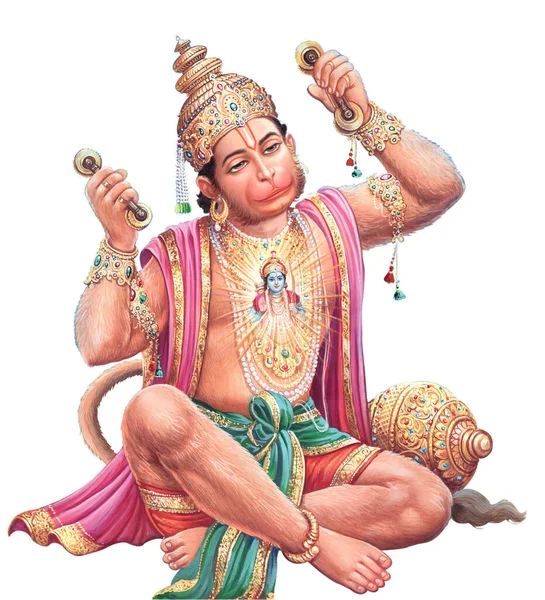 Rama Vakta Indian Lord Hanuman — Stock Photo, Image