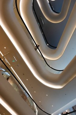 Bangkok alışveriş merkezinden sahneler