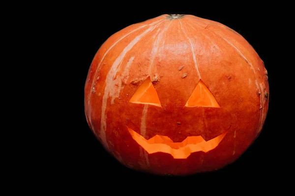 Funny Brillante Zucca Tema Halloween — Foto Stock