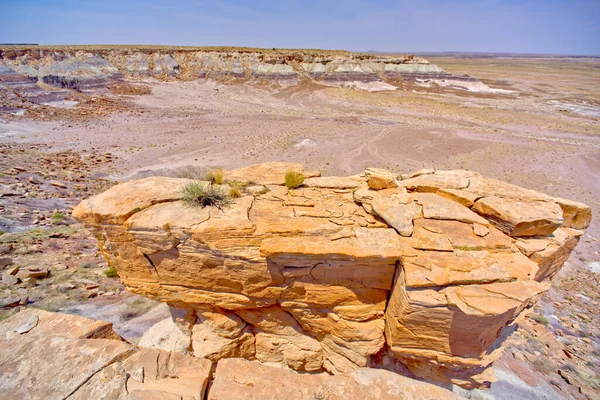 Brutna Klippor Agate Plateau Petrified Forest National Park Arizona — Stockfoto