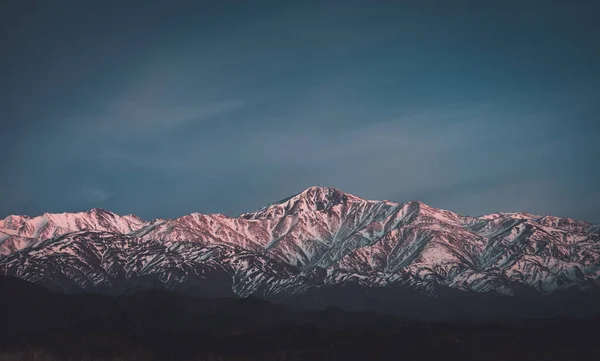 Nevada Adnes Paesaggio Della Catena Montuosa All Alba — Foto Stock