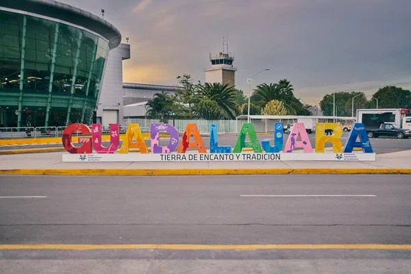 Guadalajara Airport Pandemic Situation Little Operation — Stock Photo, Image