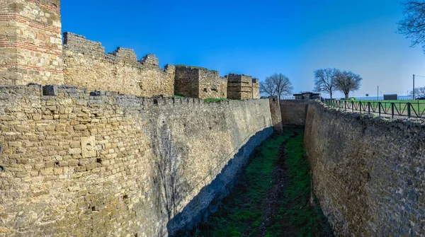 2021 Bilhorod Dnistrovskyi Veya Akkerman Kalesi Odessa Bölgesi Ukrayna Güneşli — Stok fotoğraf