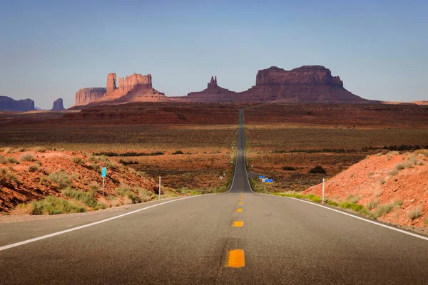Roadside Landschappen Uitzicht Buurt Van Monument Valley Het Noorden Van — Stockfoto