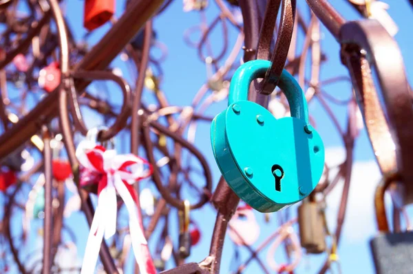 Castello Ferro Sull Albero Della Felicità Una Giornata Sole — Foto Stock