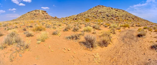 Panorama Tsu Buttes Homolovi State Park Arizona Tsu Una Palabra —  Fotos de Stock