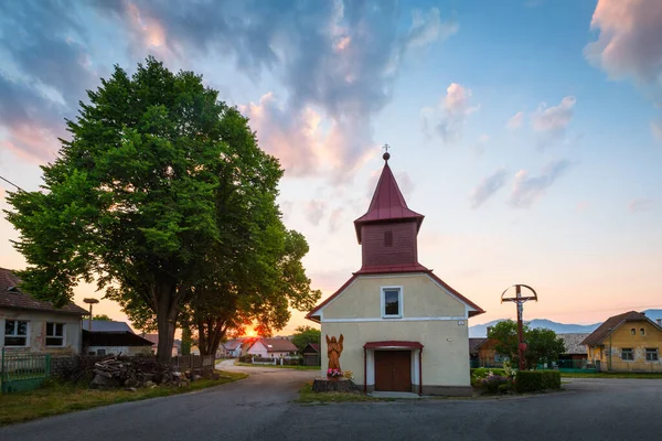 Eglise Dans Village Leziachov Slovaquie — Photo