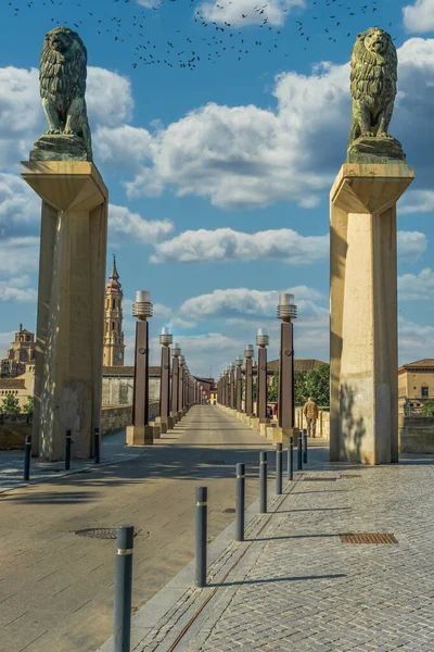 Basiliek Van Nuestra Seora Del Pilar Zaragoza — Stockfoto