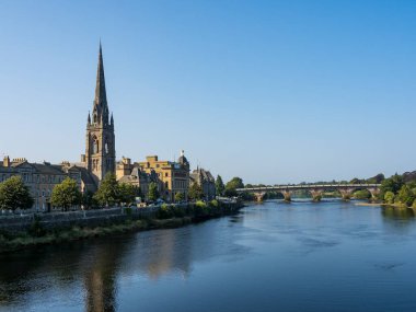 Perth, Tay Nehri 'nde, St Mathews Kilisesi, İskoçya, İngiltere.