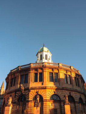 Sheldonian Tiyatrosu, Oxford Üniversitesi, Oxford, İngiltere.