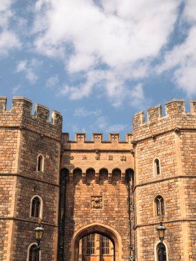 Kral VIII. Henry Kapısı, Windsor Şatosu, Windsor, İngiltere.