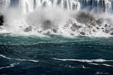 Aşağı Niagara Nehri 'nin çalkantılı akıntısı