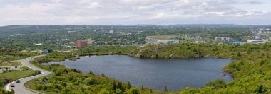 St. John 's' un Signal Hill 'den panoramik görüntüsü