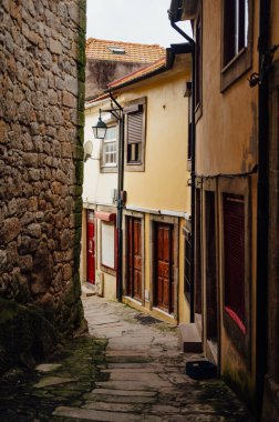 Dar Ortaçağ Taş Sokağı, S Bölgesi, Porto, Portekiz