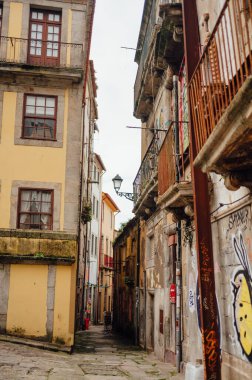 Portos Ortaçağ S Bölgesindeki Dar Tarihi Sokak