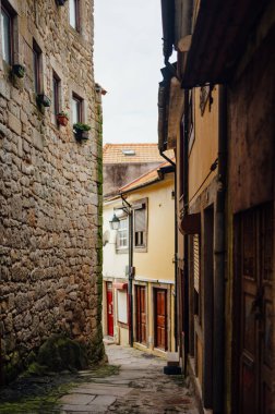 Dar Ortaçağ Taş Sokağı, S Bölgesi, Porto, Portekiz