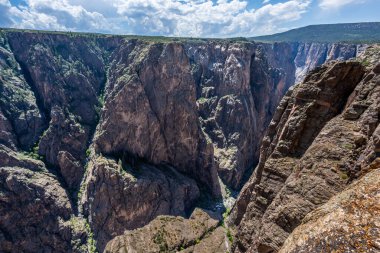 Colorado 'daki Gunnison Ulusal Parkı' nın Kara Kanyonu