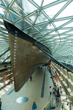 Greenwich Kraliyet Müzesinde Cutty Sark 'ın bakır yayı askıya alındı