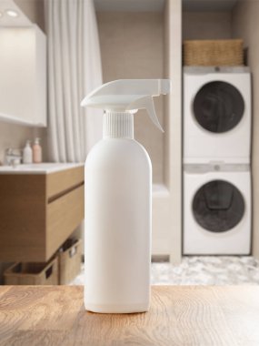 Banyo temizleme ürünleri şişeleri