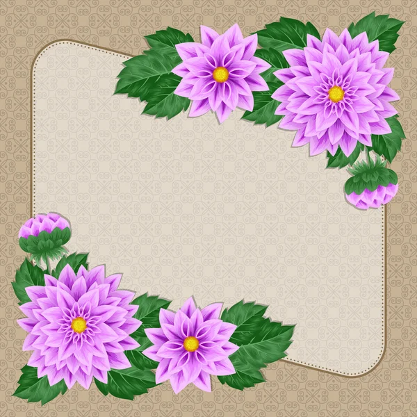 Marco de flor rosa — Foto de stock © Heinschlebusch #2284595