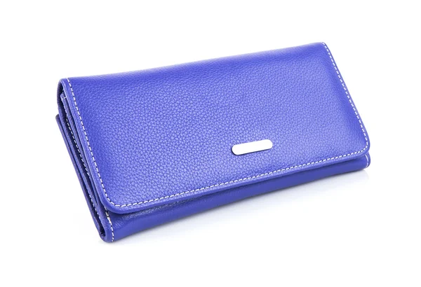 Purple woman wallet. — Stock Photo, Image