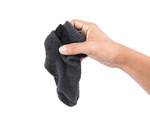 Носки в руке — стоковое фото