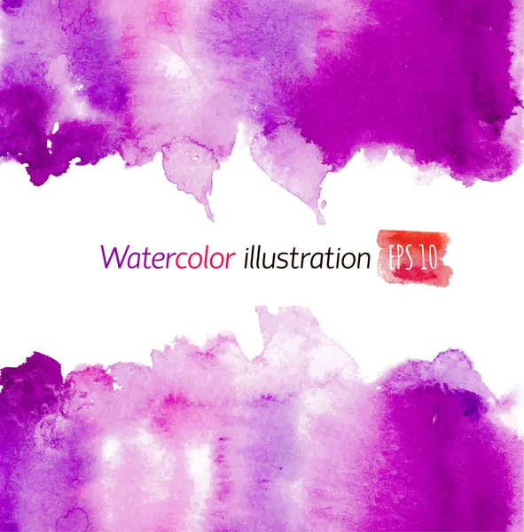 Bunte Aquarell Hintergrund. — Stockvektor